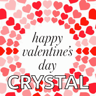 Happy Valentine's Day Card With Crystal GIF
