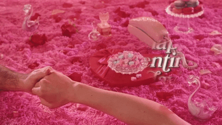 Happy Valentine's Day Holding Hands GIF