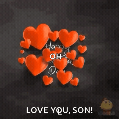 Happy Valentine's Day Love You Son Card GIF