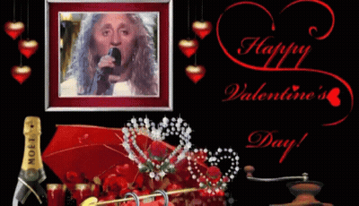 Happy Valentine's Day Man Singing GIF