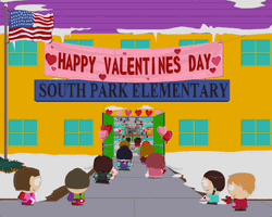 Happy Valentine's Day South Park Elementary GIF