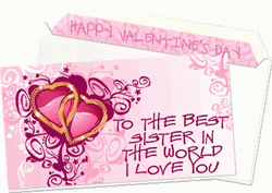 Happy Valentines Day Best Sister In The World GIF