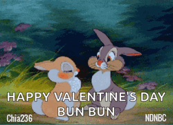 Happy Valentines Day Disney Bun Bun GIF