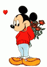 Happy Valentines Day Disney Mickey Mouse GIF