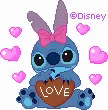 Happy Valentines Day Disney Stitch