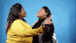 Happy Valentines Day Jolly Chubby Sisters GIF