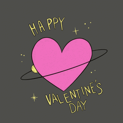 Happy Valentines Day Jupiter Heart GIF
