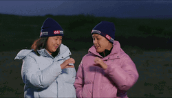 Happy Valentines Day Sisters Hand Hearts GIF