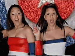 Happy Valentines Day Sisters Happy Dance GIF