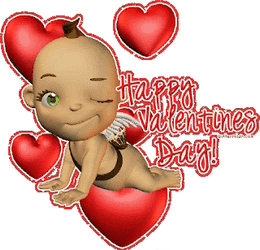 Happy Valentines Day Son Baby Angel GIF