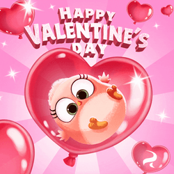 Happy Valentines Day Son Cute Chick Gift GIF