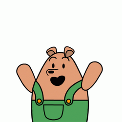 Happy Valentines Day Son Pants Bear Surprise GIF