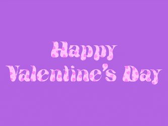 Happy Valentines Day Son Purple Background GIF