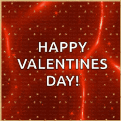 Happy Valentines Day Son Red Wave Background GIF