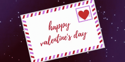 Happy Valentines Day Son Surprise Letter GIF