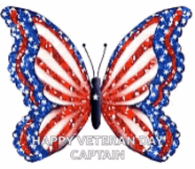 Happy Veterans Day Butterfly