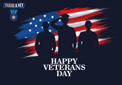Happy Veterans Day Poster GIF