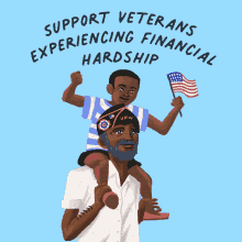 Happy Veterans Day Support Veterans Financially GIF