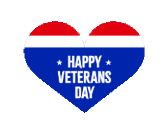 Happy Veterans Day Thank You Vets Sticker GIF