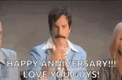 Happy Wedding Anniversary Love You GIF