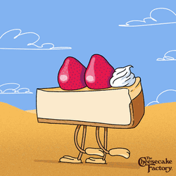 Happy Wednesday Cheesecake Cartoon