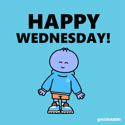 Happy Wednesday Greeting Cartoon Character GIF