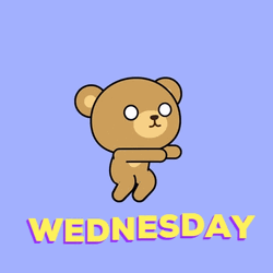Happy Wednesday Mocha Bear