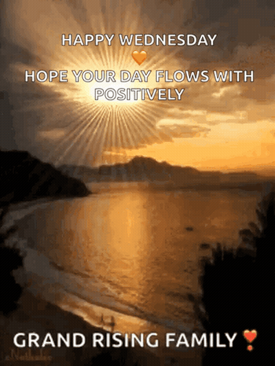 Happy Wednesday Rising Family GIF