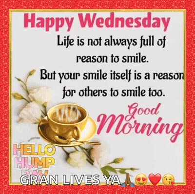 Happy Wednesday Smile GIF