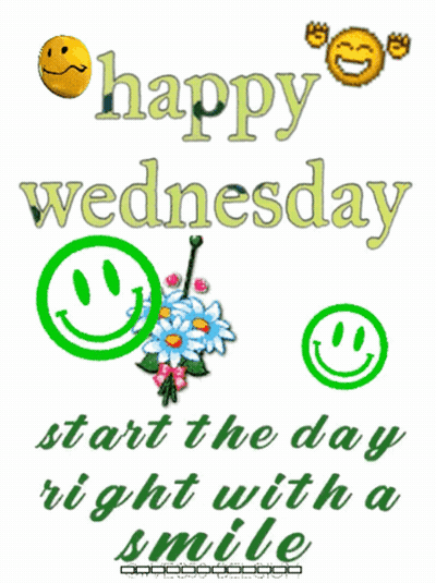 Happy Wednesday Smiley Faces GIF