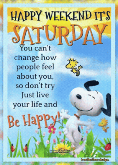 Happy Weekend It's Saturday GIF