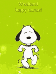 charlie brown happy dance gif