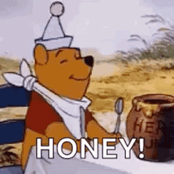 Happy Winnie The Pooh Because Of Honey GIF