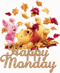 Happy Winnie The Pooh Hello Monday GIF