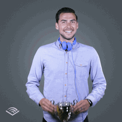 Happy Winning Silver Cup Award GIF