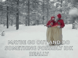 Happy Winter Saturday Do Something Outside GIF