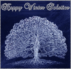Happy Winter Solstice Tree GIF