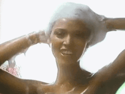 Happy Woman Shower Time GIF