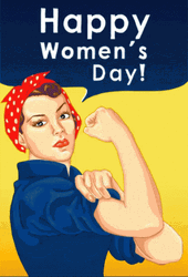 Happy Women's Day Girl Power Feminism GIF