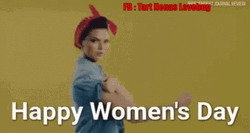 Happy Women's Day Mother Sister Girl Power GIF