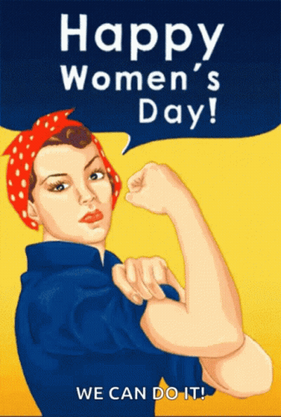 Happy Women's Day Poster GIF