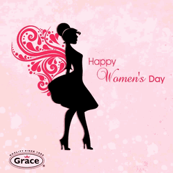 Happy Womens Day With Wings GIF