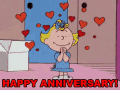 Happy Work Anniversary Sally Brown GIF