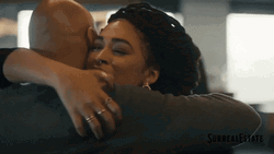 Happy Work Bestie Hugging GIF