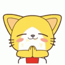 Happy Yellow Cat Aplausos GIF