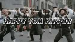 Happy Yom Kippur Greetings Holiest Day Judaism Dance