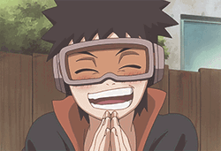 Happy Young Obito Uchiha GIF