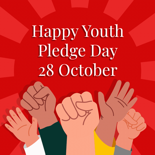Happy Youth Pledge Day October 28 GIF