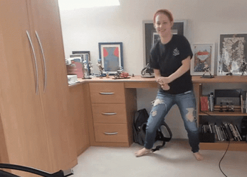 Happy Youtuber Dancing Ickey Shuffle GIF