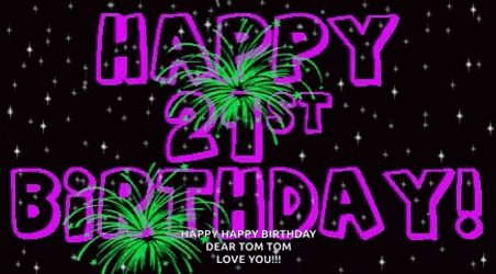 Happy21st Birthday Happy Birthday GIF